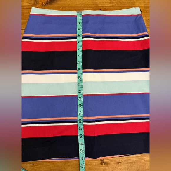 Talbots Striped Multicolor Women's Skirt Size 12 - Picture 3 of 5